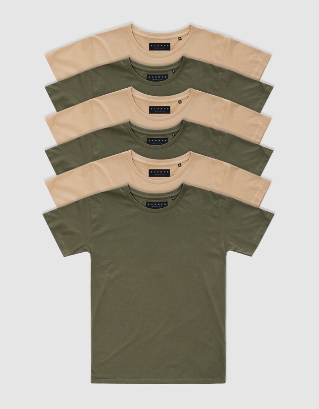 Xander - 6-Pack Blanc Tee