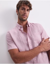 Sportscraft - Short Sleeve Linen Shirt