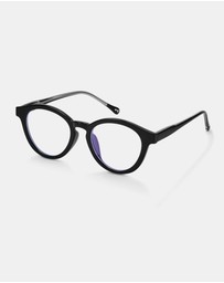 Mestige - Cat 5 Blue Light Glasses in Black