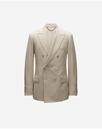 Calibre - Wool Double-Breasted Blazer Sand
