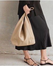 VESTIRSI - Scarlett 2.0 Beige Leather Hobo