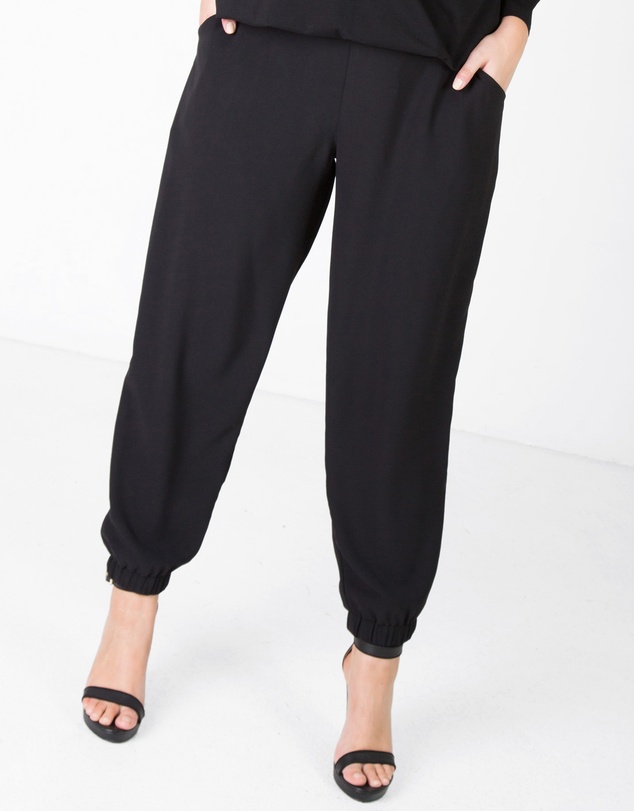 Love Your Wardrobe - Cuffed Pull On Pants