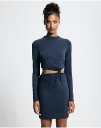 Lover - Juno Knot LS Mini Dress