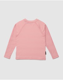 Crywolf - LONG SLEEVE RASH VEST Pink