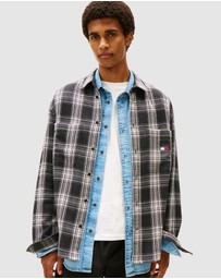 Tommy Jeans - Relaxed Check Brushed Overshirt