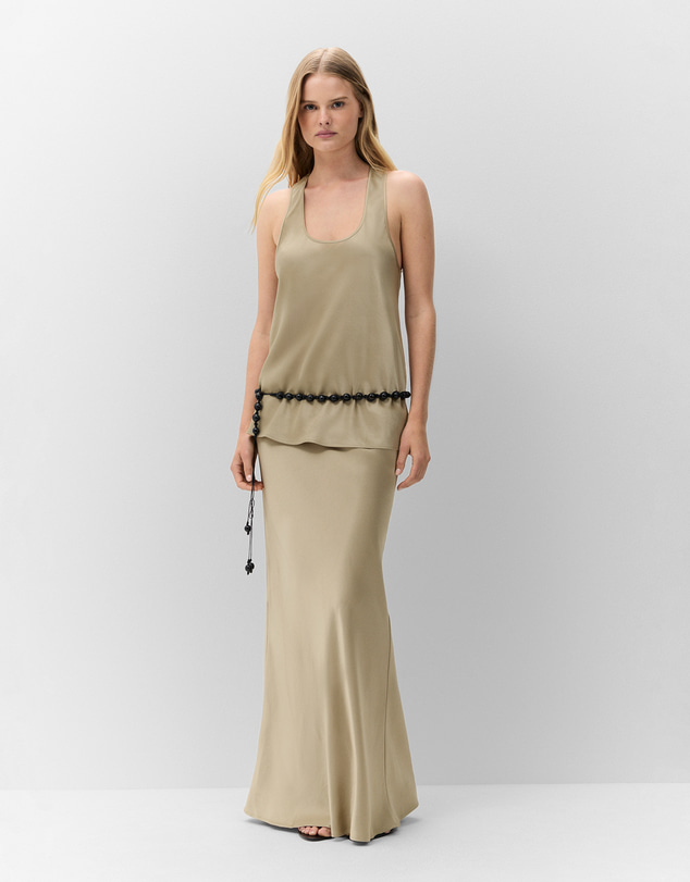 UNISON - Satin Racer Tank