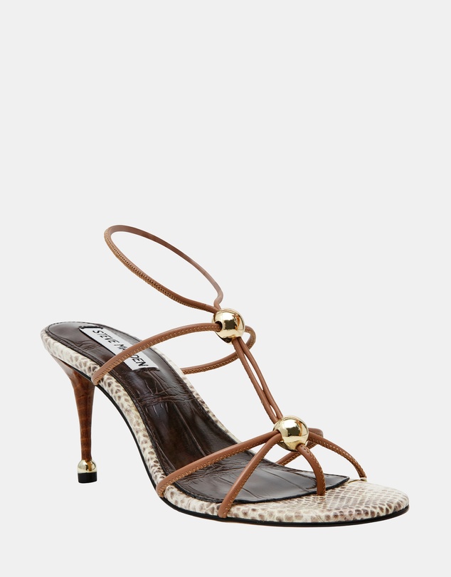 Steve Madden - Ramos Natural Snake Heels