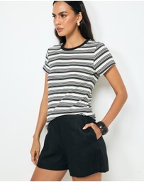 AERE - Stripe T-Shirt