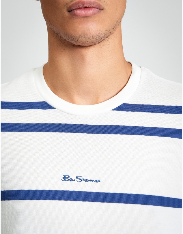 Ben Sherman - Pique Stripe Tee