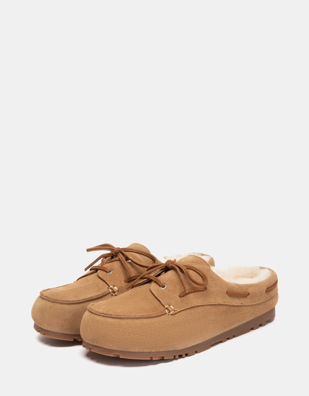 EVERAU - EverAU Ugg Creago Cow Suede Upper Loafer Oxfords Flats
