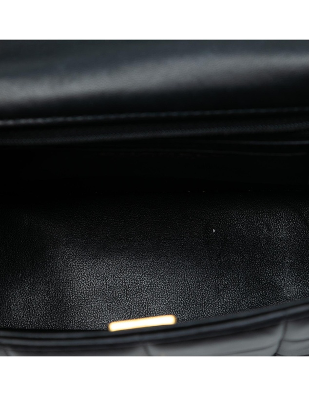 Pre-Loved by Azura Reborn - Pre-Loved Mini Square Lambskin Resin Crystal Monacoco Flap