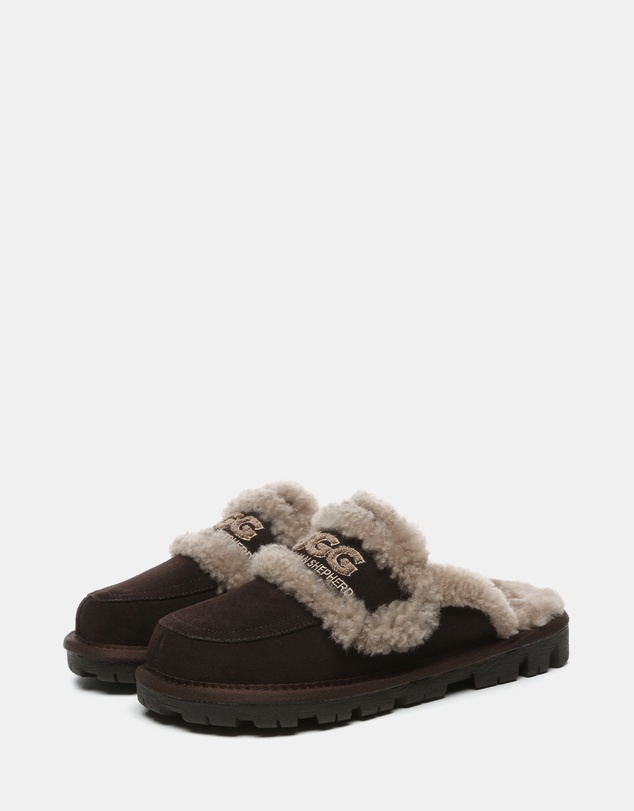 EVERAU - Australian Shepherd Ugg Rilee Cow Suede Upper House Shoes