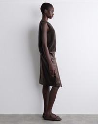 COS - Square Toe Buckled Ballet Flats