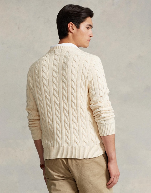 Polo Ralph Lauren - ICONIC EXCLUSIVE - Driver Cable Knit Long Sleeve Sweater