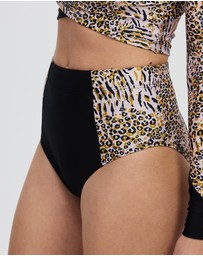 Duskii - High Waist Panel Bottoms