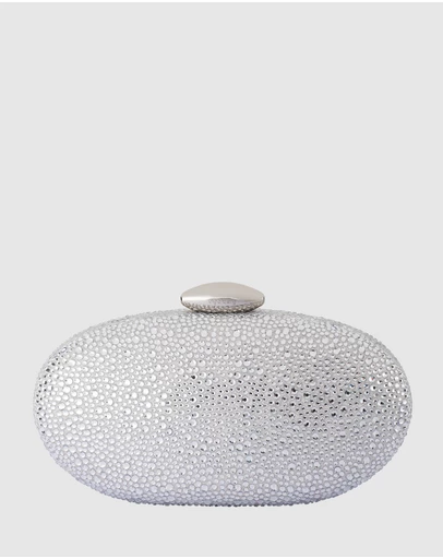 Olga Berg - Meyer Crystal Oval Clutch