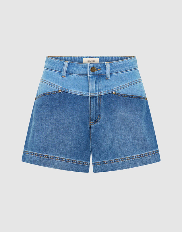 KIVARI - Coralie Denim Shorts