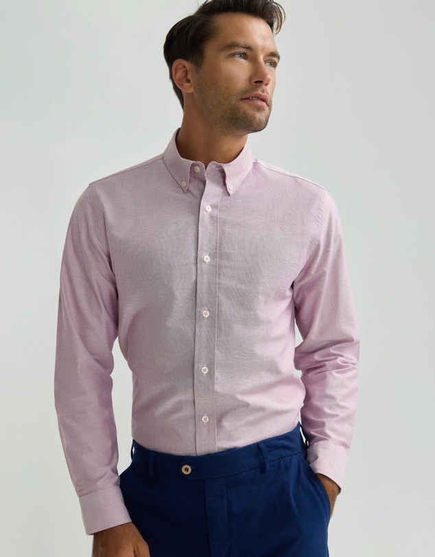 Oxford - Holloway Oxford Weave Cotton Shirt