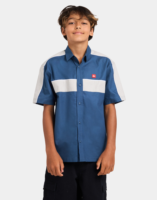 Quiksilver - Boys 8 to 16 Genetic Short Sleeve Shirt