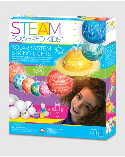 4M - 4M - STEAM Powered Kids - Solar System Toys String Lights
