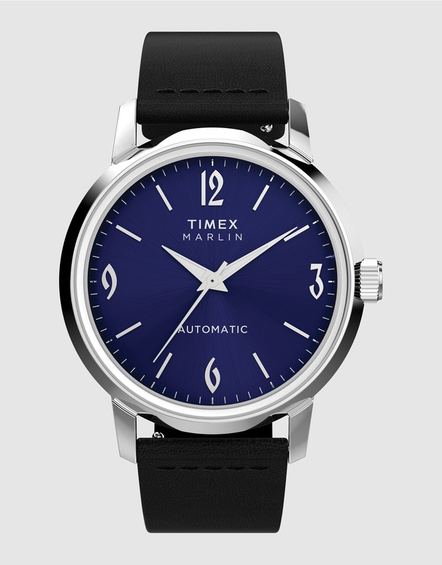 TIMEX - Marlin® Automatic 40mm Leather Strap Watch