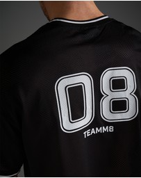TEAMM8 - S.S.C. Fraternity Drop Sleeve Crop Tee