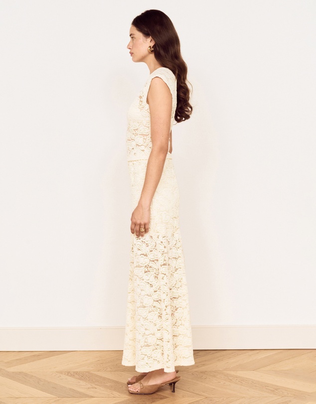 MINKPINK - Ophelia Lace Micro Tee