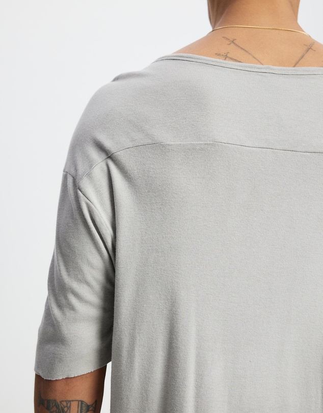 Surrounded By Ghosts - The Muscovite Relaxed Cotton Rib Long Tail T-Shirt