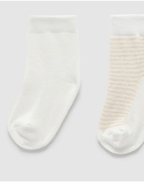 Purebaby - 3 Sock Pack-Kids-Babies