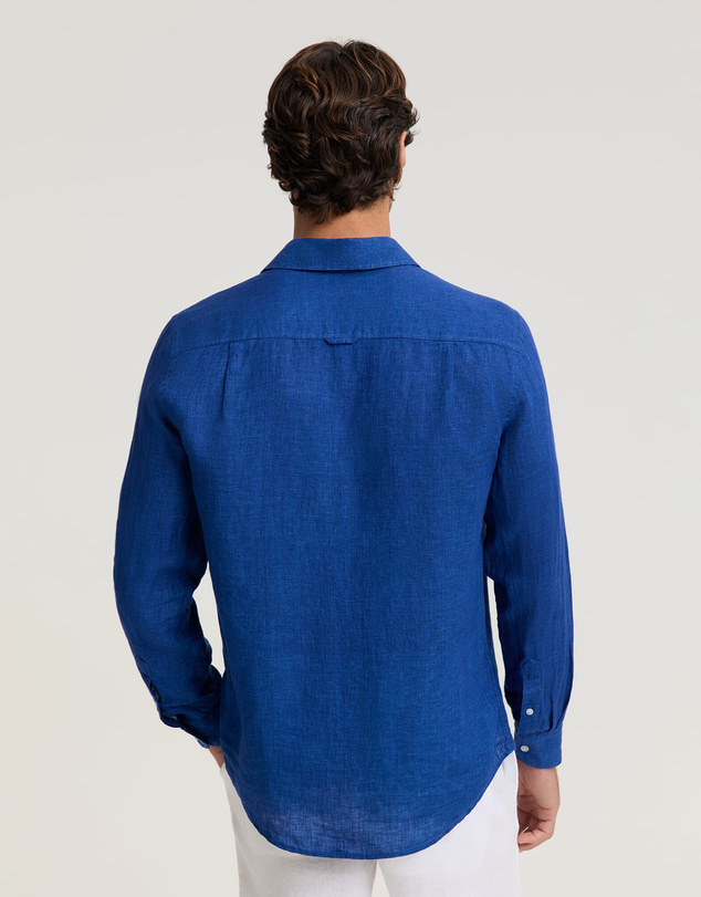 Sportscraft - Linen Long Sleeve Delave Shirt