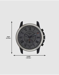Fossil - Hybrid Smartwatch Q Grant Black