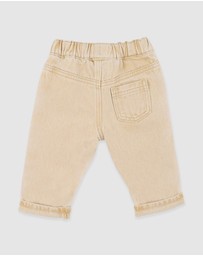 Bebe by Minihaha - Winnie Neutral Pull On Jeans