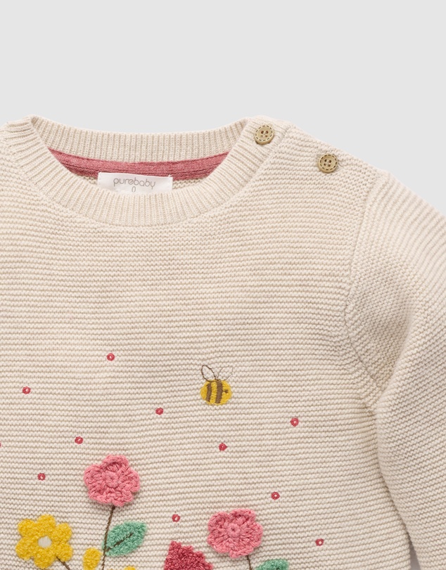 Purebaby - Woodland Jumper -Kids-Babies