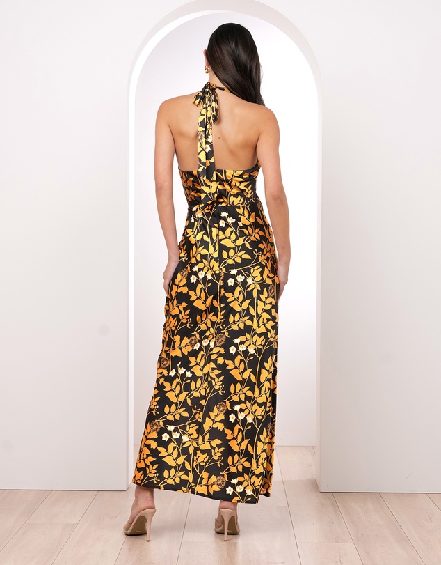 Pilgrim - Hannah Halter Neck Maxi Dress