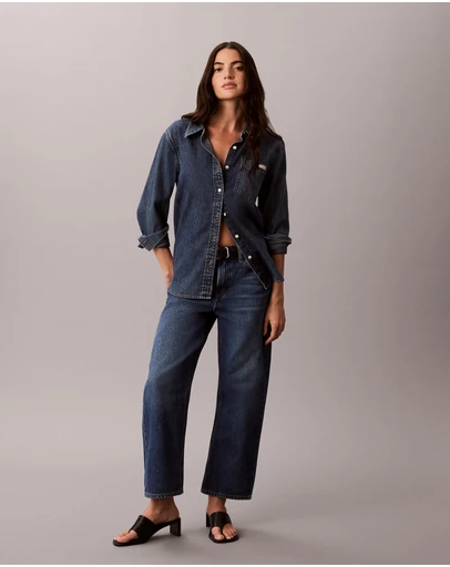 Calvin Klein Jeans - Relaxed Crop Jeans