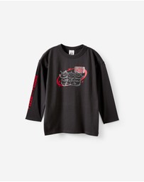 Cotton On Kids - License Long Sleeve Drop Shoulder Top