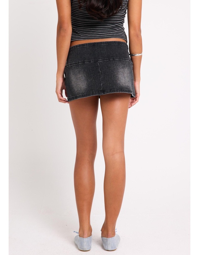 Neon Hart - Belted Super Mini Skirt