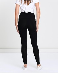 Angel Maternity - Maternity 2-Pack Basic Full Length Leggings