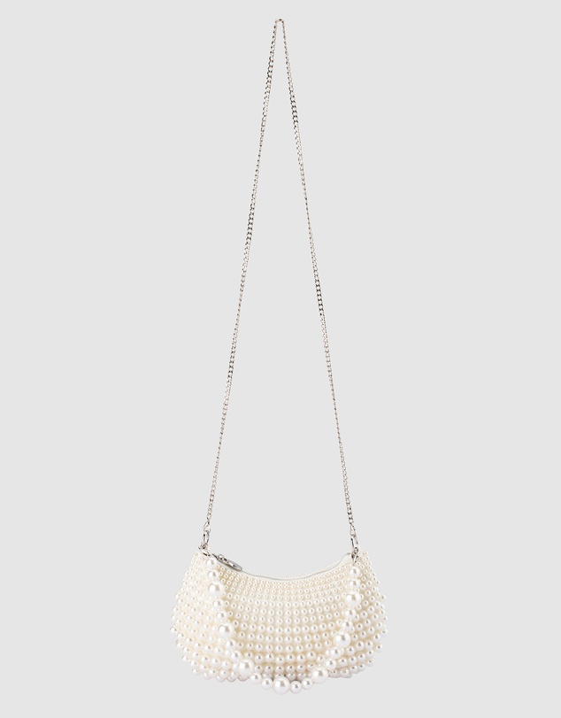 Olga Berg - Pia Pearl Croissant Bag
