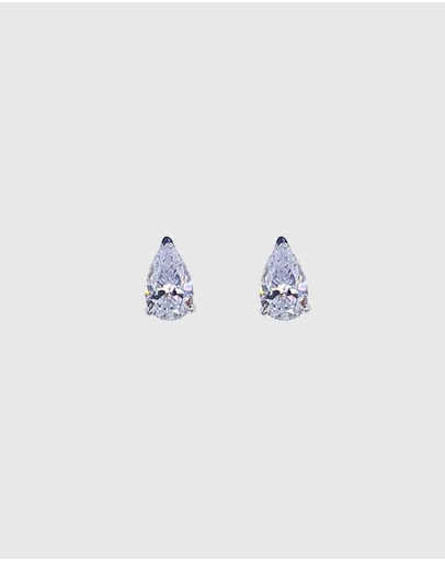 Izoa - Teardrop Stud Earrings