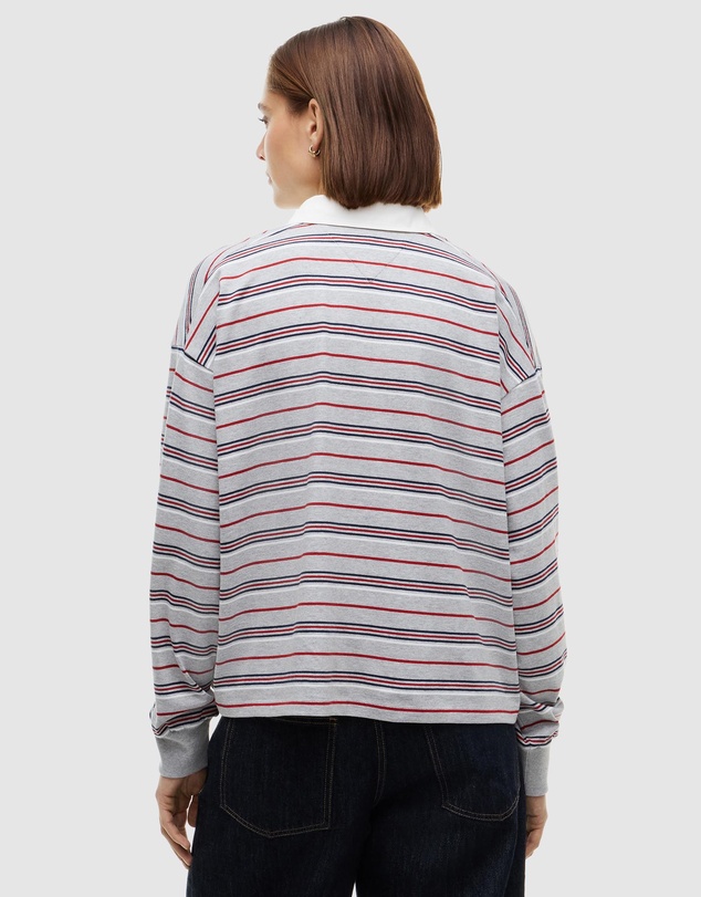 Tommy Hilfiger - Rugby Stripe Relaxed Polo Sweatshirt