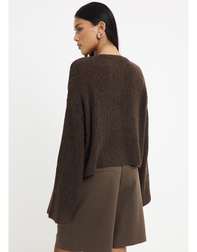 Subtitled - Monica Ladder Long Sleeve Knit Sweater
