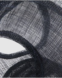 Max Alexander - Navy Sinamay Racing Fascinator