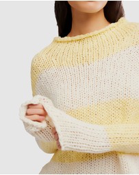 Free People - Opal Rugby Stripe Sweater
