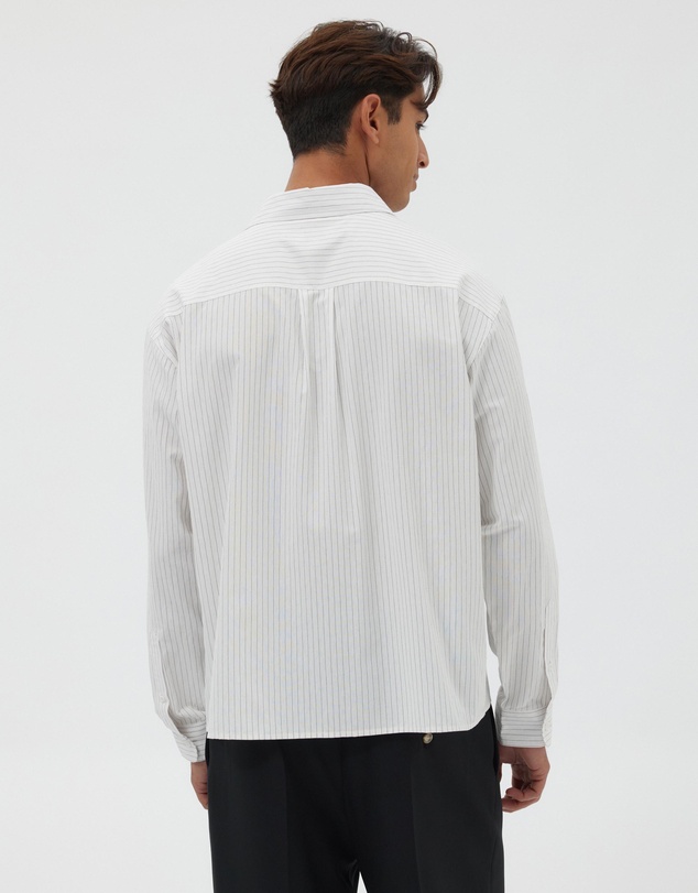 AERE - Echo Stripe Boxy Shirt