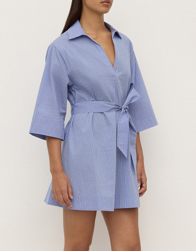 Assembly Label - Erina Stripe Mini Shirt Dress