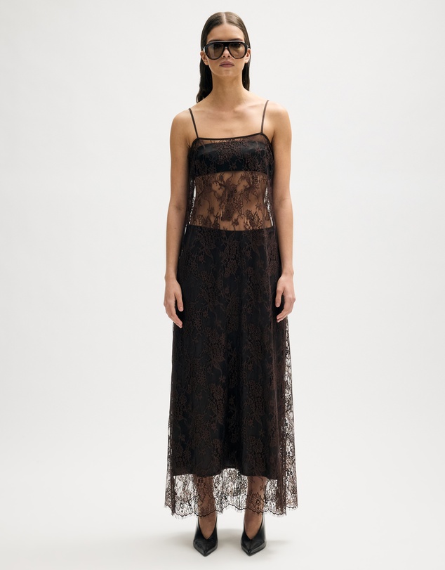 Minima Esenciales - Bria Lace Dress With Detachable Skirt