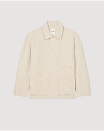 Sandro - Worker Overshirt Linen Jacket