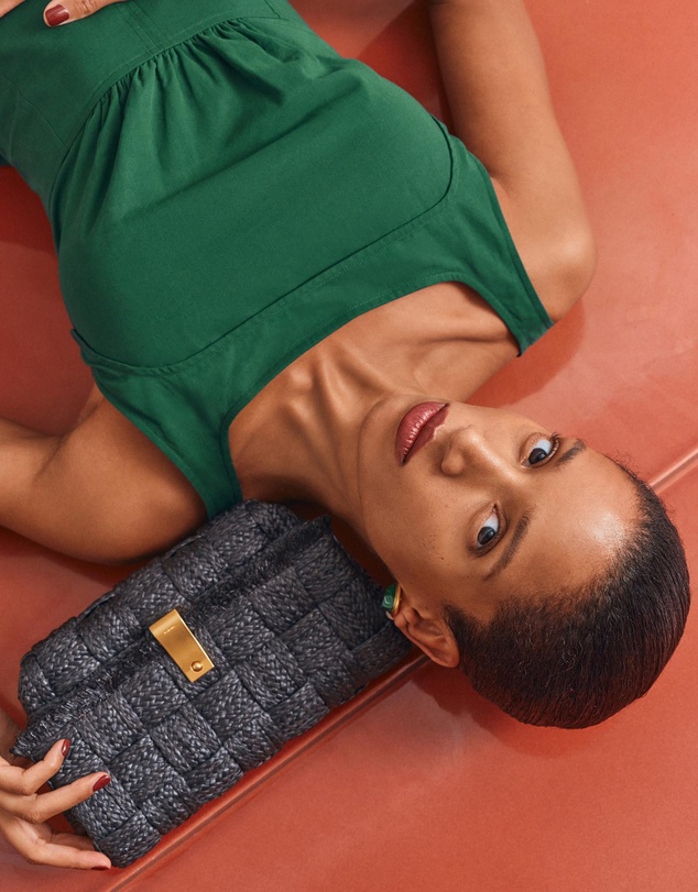 Oroton - Etta Medium Clutch Texture