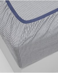 Sheet Society - Leo Washed Cotton Stripe Full Sheet Set